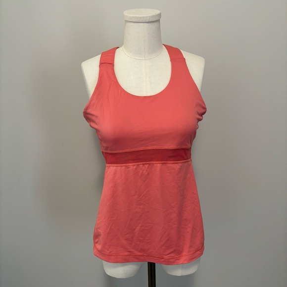 Lululemon Swift Tank Top Peach Pink Size 10 - Picture 6 of 15